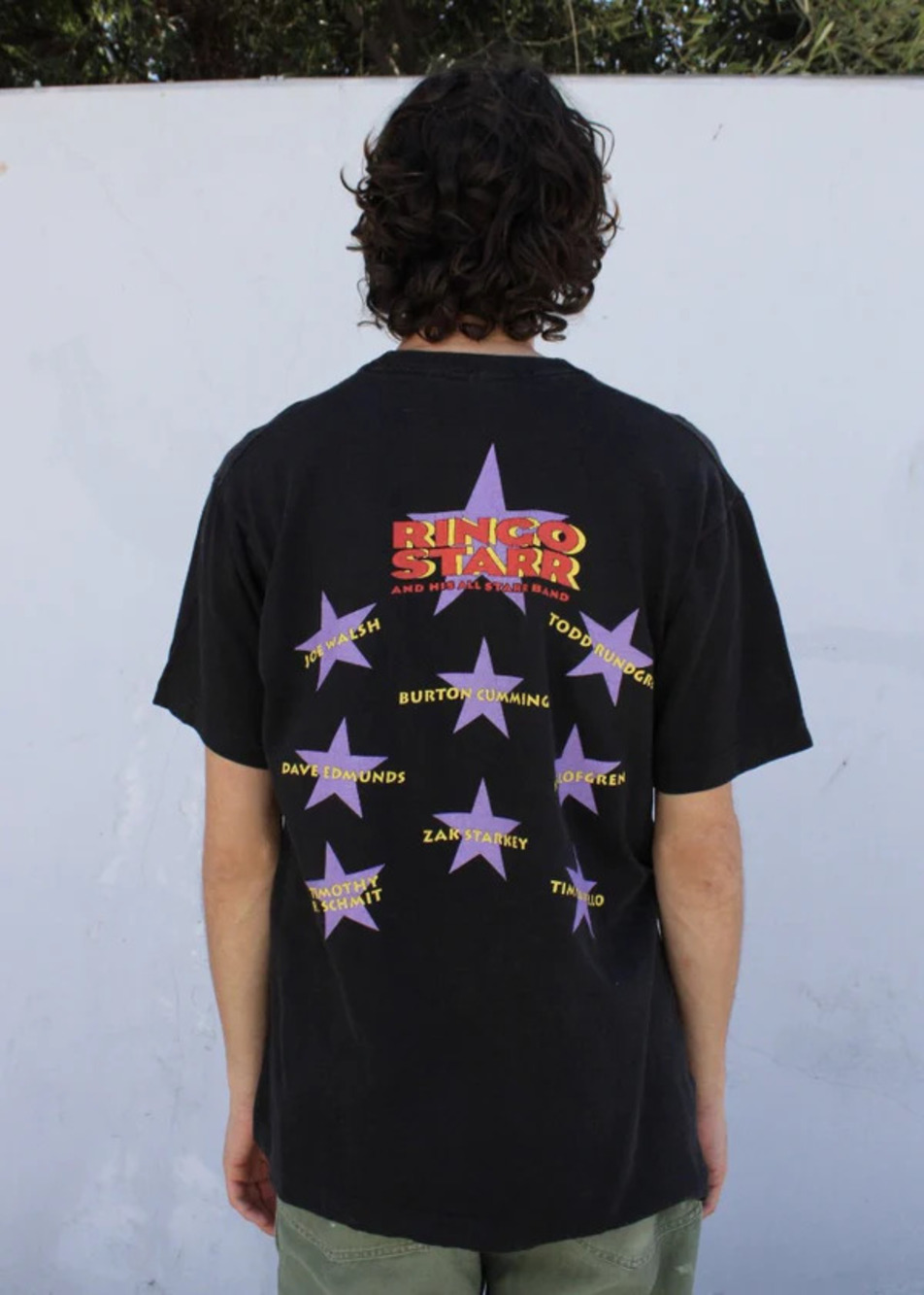 Black Ringo Starr Tee
